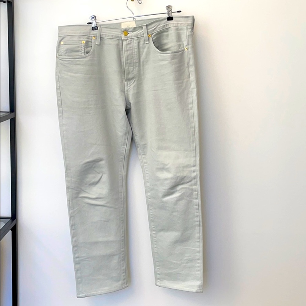 Sid Mashburn Slim Straight Jeans. Light Mint. Sz36